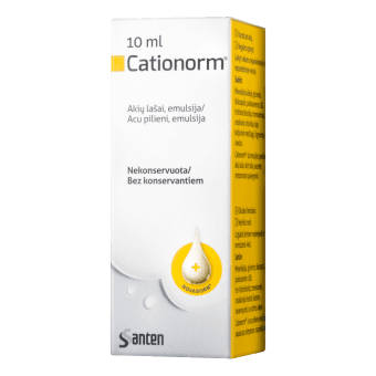 CATIONORM acu pilieni, emulsija, 10 ml