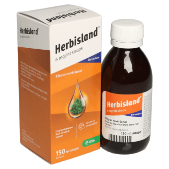 HERBISLAND 6 mg/ml sīrups, 150 ml