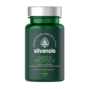 SILVANOLS kapsulas GREEN PROPOLIS, 60 gab.
