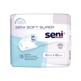 SENI SOFT SUPER впитывающие простыни, 40x60 см, 5 шт.