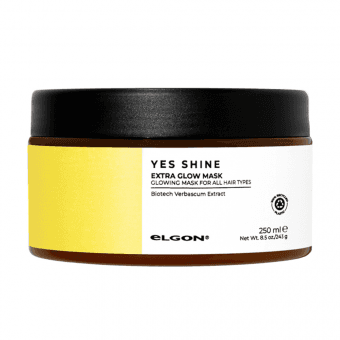 ELGON mirdzumu piešķiroša maska matiem YES SHINE EXTRA GLOW, 250 ml