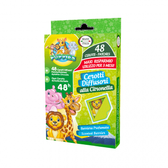 BRAND ITALIA plāksteri odu atbaidīšanai PUPPIES, 48 gab.