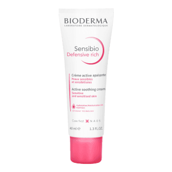 BIODERMA nomierinošs krēms jutīgai ādai SENSIBIO DEFENSIVE RICH, 40 ml