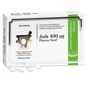 PHARMA NORD Jods 400 µg, 120 tabletes