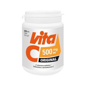 VITA C Original 500mg, 200 tabletes
