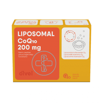 OLVEL Liposomal CoQ10 200mg, 30 kapsulas