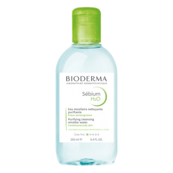 BIODERMA очищающая мицеллярная вода для жирной или комбинированной кожи SEBIUM H2O, 250 мл