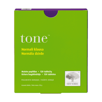 NEW NORDIC tabletes TONE, 120 gab.