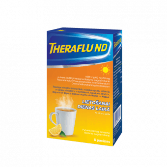 THERAFLU ND 1000 mg/60 mg/30 mg pulveris, N6