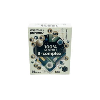 MEGA FORMULA 100% Minerals + B-complex, 30 kapsulas
