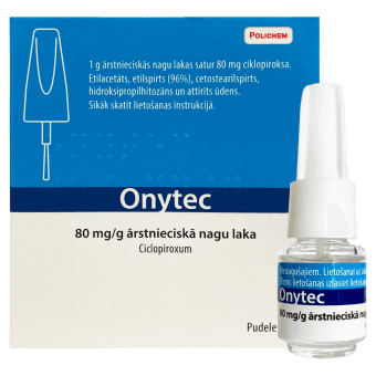 ONYTEC 80mg/g ārstnieciskā nagu laka 3.3ml