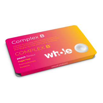 WHOLE vitamīnu pastilas - B kompleksa vitamīni, 15 pastilas