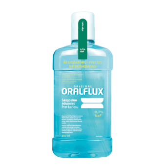 ORALFLUX mutes skalojamais līdzeklis ORIGINAL, 500 ml