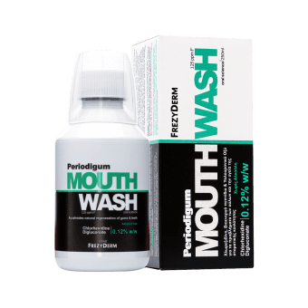 FREZYDERM mutes skalojamais līdzeklis PERIODIGUM, 250 ml