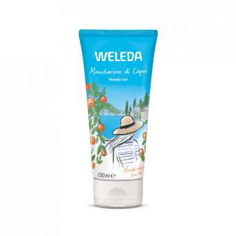 WELEDA dušas želeja MANDARINO DI CAPRI, 200 ml