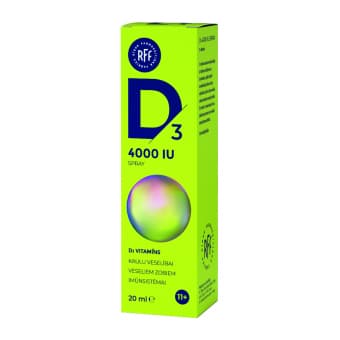 D3 4000 IU pilieni, 20 ml