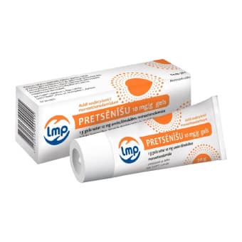 PRETSĒNĪŠU 10 mg/g gels, 30g