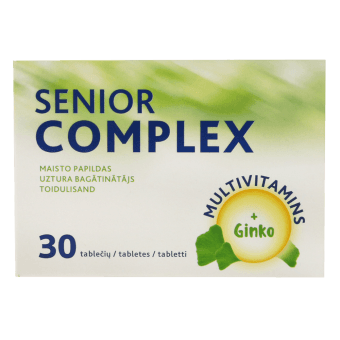 SENIOR COMPLEX tabletes, 30 gab.