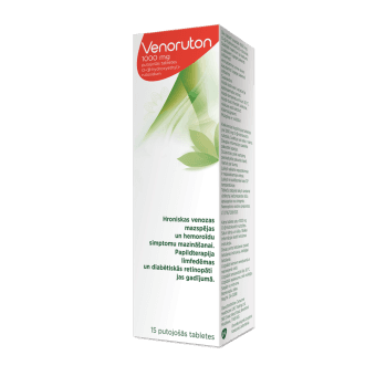 VENORUTON 1000 mg putojošās tabletes, N15