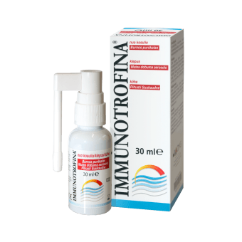 IMMUNOTROFINA aerosols kaklam pret klepu un aizsmakumu, 30 ml