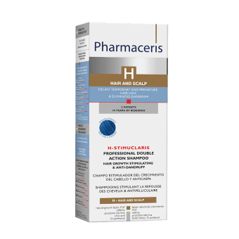 PHARMACERIS pretblaugznu šampūns ar matu augšanu stim. iedarbību H-STIMUCLARIS, 250 ml