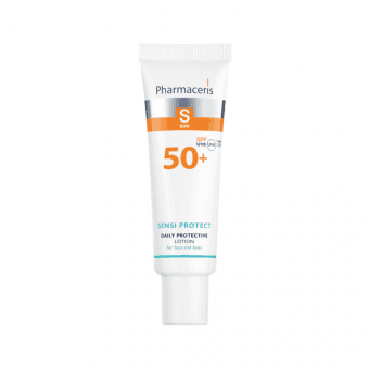 PHARMACERIS S aizsargājošs losjons sejai un acu zonai SENSI PROTECT SPF50+, 50 ml