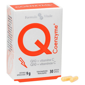 FORMULA VITALE KOENZĪMS Q10, 30 kapsulas