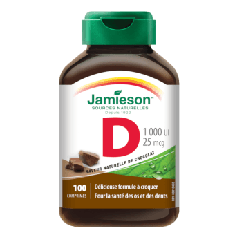 JAMIESON VITAMIN D 1000 IU (25mkg), tabletes, 100 gab.