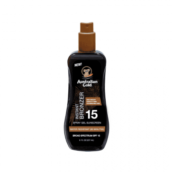 AUSTRALIAN GOLD aizsargkrēms ar bronzeri SPF 15, 237 ml
