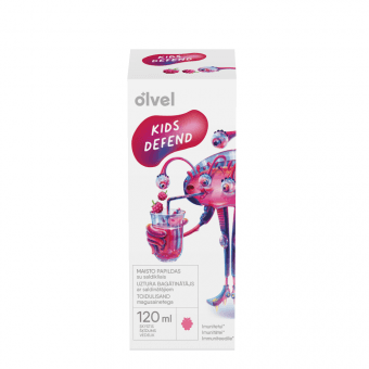 OLVEL KIDS DEFEND sīrups, 120 ml