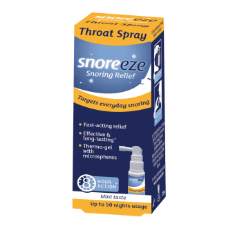 SNOREEZE mutes dobuma aerosols pret krākšanu, 23.5 ml