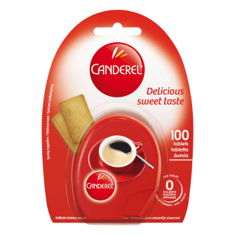 CANDEREL saldinātājs, tabletes, 100 gab.