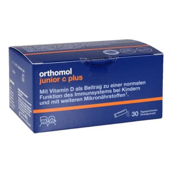 ORTHOMOL Junior C Plus pulveris, 30 gab.