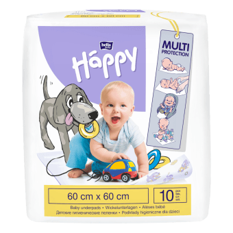 HAPPY paladziņi bērniem 60x60cm, 10 gab.