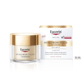 EUCERIN dienas sejas krēms Hyaluron-Filler + Elasticity SPF15, 50 ml