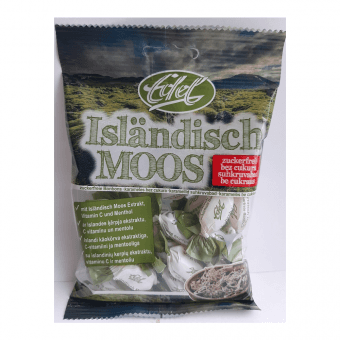 EDEL Islandes ķērpja konfektes bez cukura, 70 g