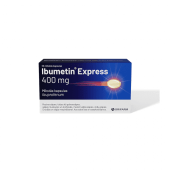 IBUMETIN Express 400mg mīkstās kapsulas, N20
