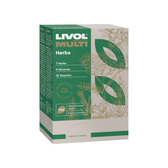 LIVOL MULTI HERBA tabletes, 100 gab.