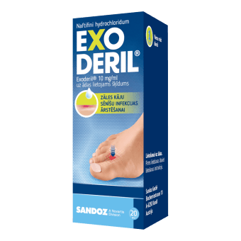 EXODERIL 10 mg/ml šķīdums, 20 ml