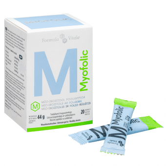 FORMULA VITALE MYOFOLIC zemeņu garša, 20 paciņas