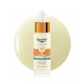 EUCERIN īpaši viegls ikdienas serums SUN OIL CONTROL SPF 50+, 30 ml