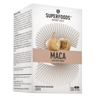 SUPERFOODS MACA, 50 kapsulas