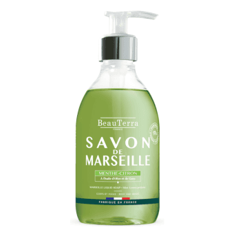 BEAUTERRA Piparmētru - citronu Marseļas šķidrās ziepes,, 300 ml