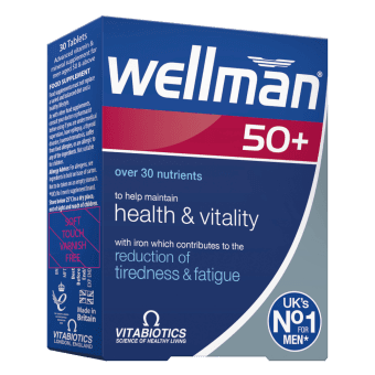 WELLMAN 50+, tabletes, 30 gab.