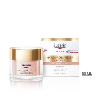 EUCERIN dienas krēms HYALURON-FILLER+ELASTICITY ROSE,SPF30, 50 ml