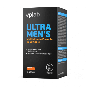 VPLAB multivitamīnu formula ULTRA MEN´S, 90 mīkstās kapsulas