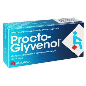 PROCTO-GLYVENOL 400 mg/40 mg supozitoriji, N10
