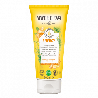 WELEDA dušas želeja AROMA ENERGY, 200 ml