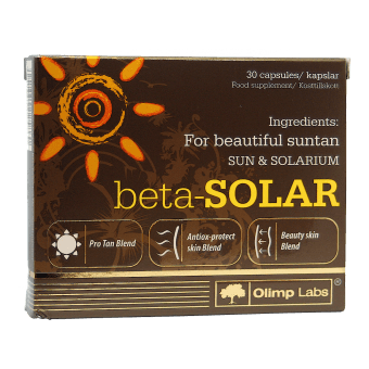 OLIMP LABS BETA SOLAR kapsulas, 30 gab.