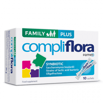 COMPLI FLORA FAMILY+, pulveris, 10 paciņas